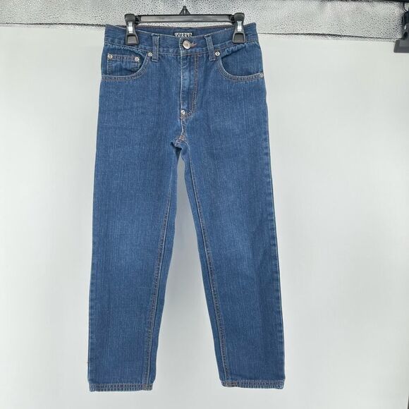 French Toast Denim Boy’s Straight Leg Dark Wash Jeans Size 8 - Picture 11 of 11